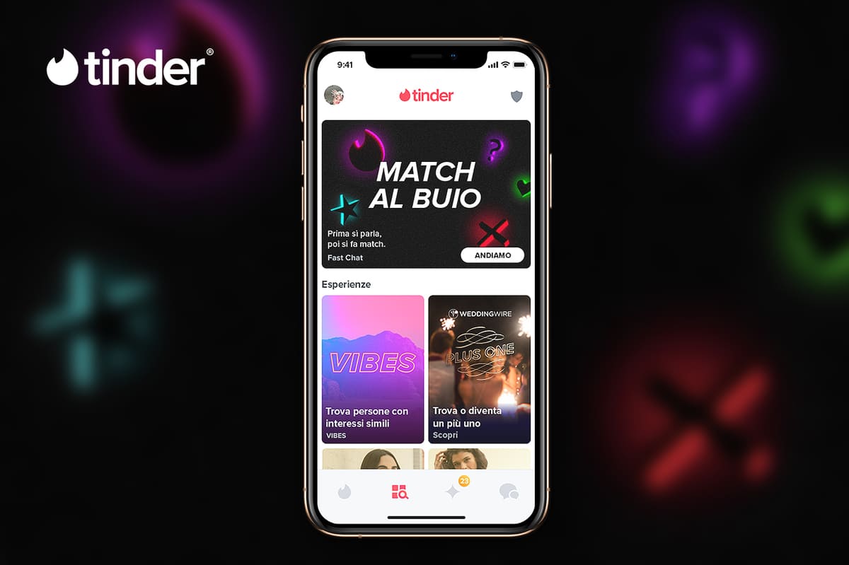 Profilo tinder che compare dinuovo