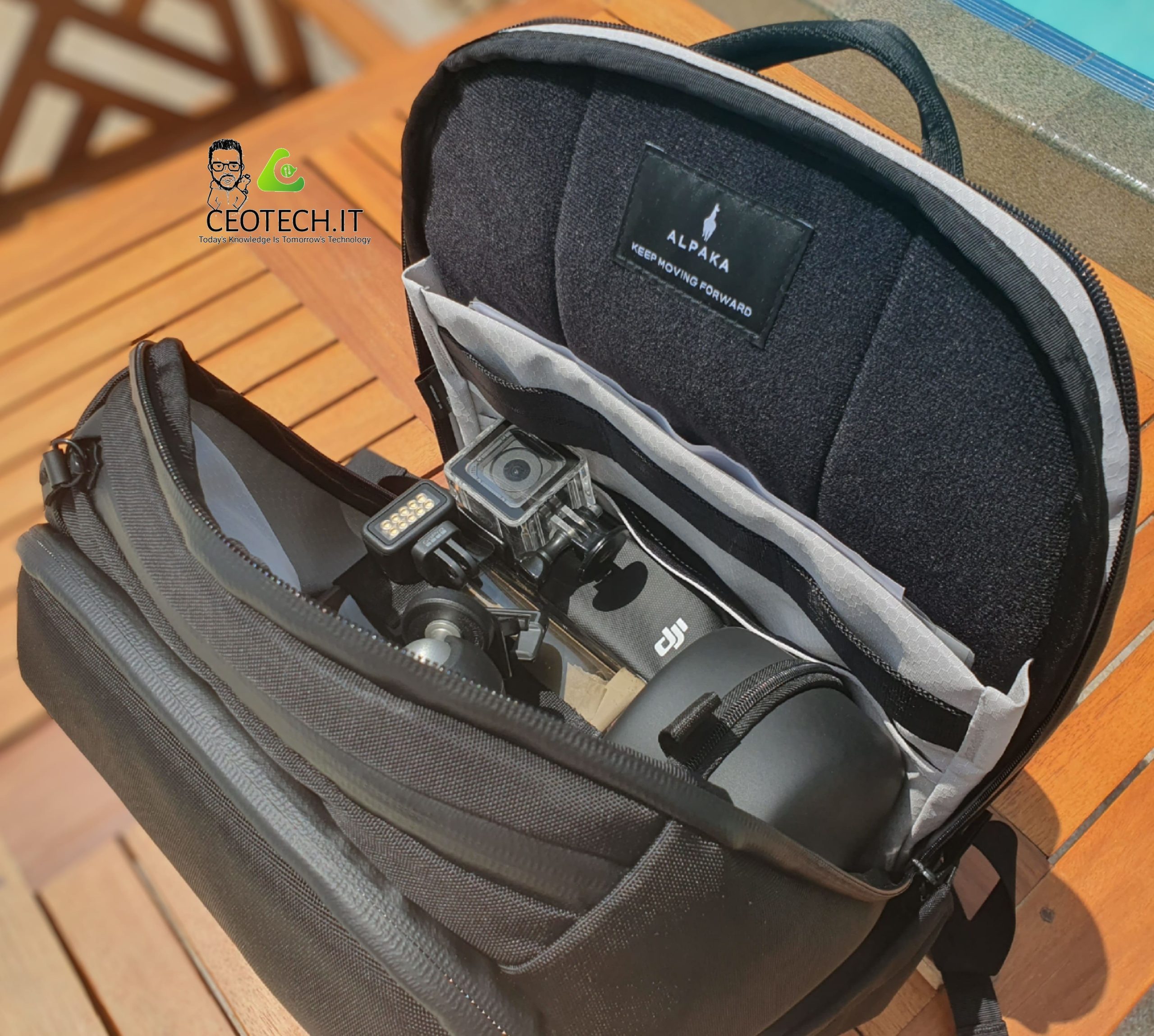Zaino ALPAKA Elements Pro In Tessuto Axoflux 400D – Impermeabile, Elegante E Funzionale - 3