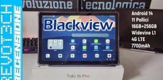 blackview tab 16 pro review android 14 e widevine l1 reale a basso costo