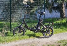 recensione finbike u4 e bike pieghevole con batteria estraibile