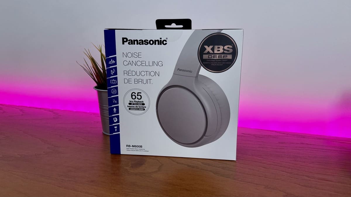 Panasonic RB-M600B: le cuffie over-ear con bassi profondi