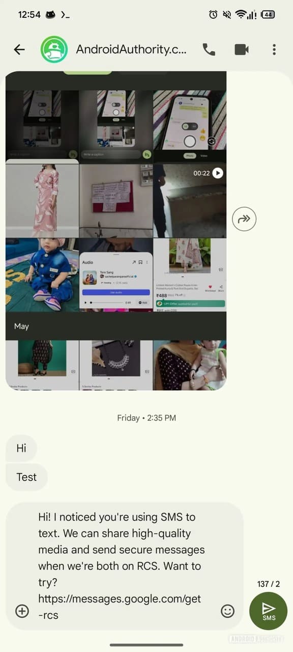 google messaggi spinge le chat rcs con inviti automatici (2)