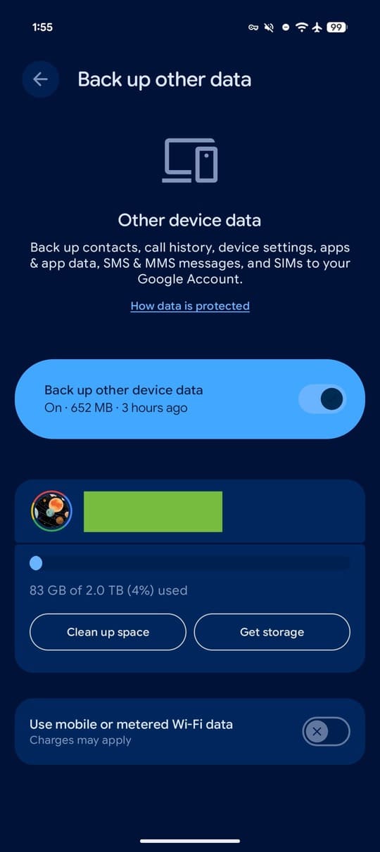 nuova interfaccia backup su android più chiara e dinamica (3)