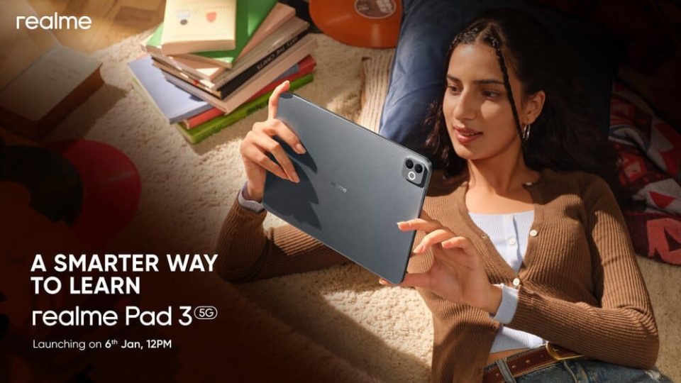 realme pad 3 in arrivo 5g, display 2.8k e batteria da 12.200 mah 1