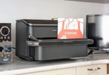 cosori twinfry compact nuova friggitrice ad aria da 8,6 l (1)