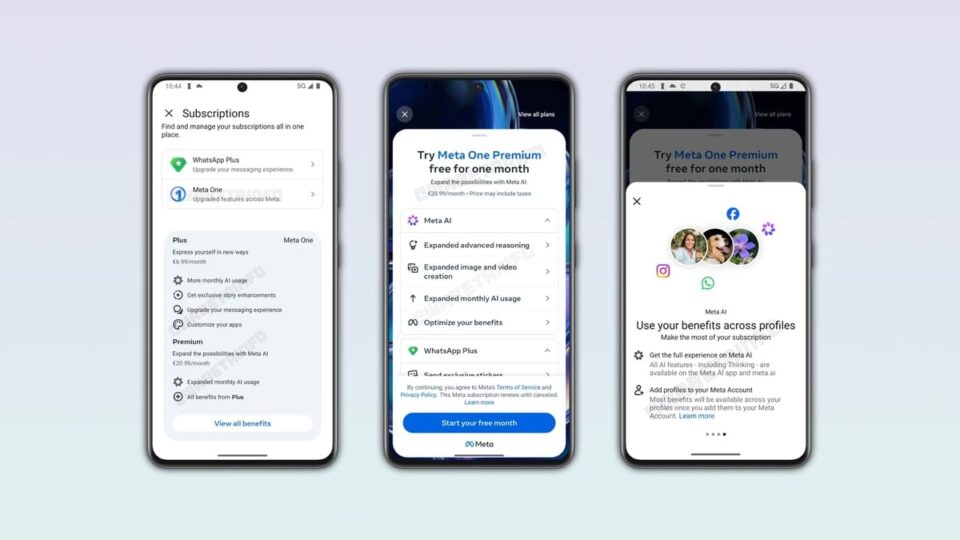 whatsapp, arrivano i nuovi abbonamenti meta one (2)