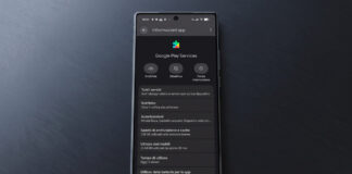 Schermata Android con le informazioni app di Google Play Services nelle impostazioni del dispositivo