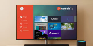 Aptoide TV su smart TV con Fire TV Cube collegato