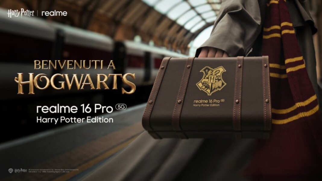 realme 16 pro 5g si veste di magia con harry potter (1)